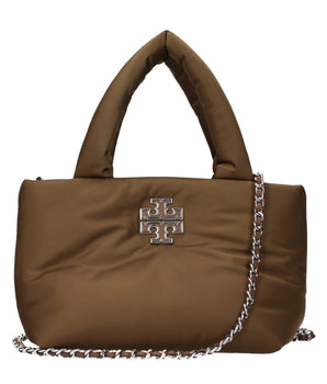 Tory Burch Brown Fabric Handbag