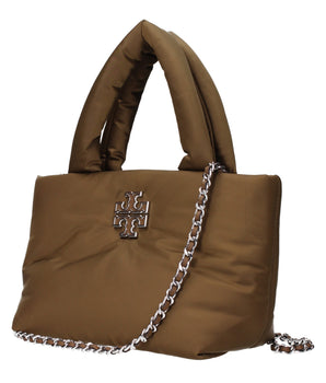 Tory Burch Brown Fabric Handbag