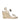 Prada Gold Leather Wedges Sandals