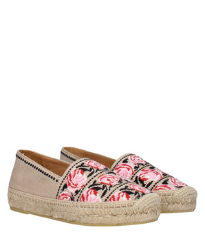 Prada Beige Fabric Espadrilles
