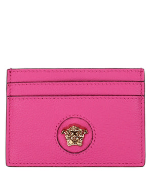 Versace Pink Leather Cardholder