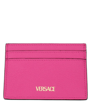 Versace Pink Leather Cardholder