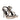 Versace Gold Leather Stiletto Heels Sandals