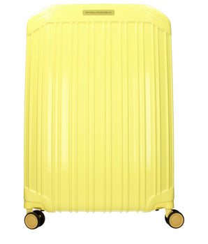 Piquadro Yellow Polycarbonate Luggage And Travel
