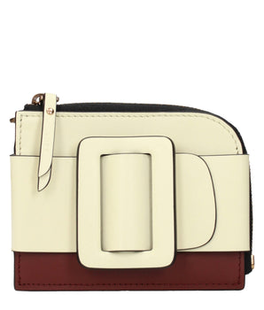 Boyy Beige Leather Cardholder