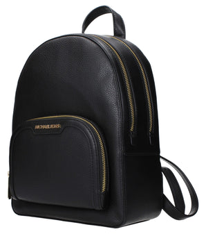 Michael Kors Black Leather Backpack