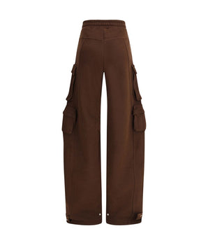 The Attico Brown Cotton Casual Pants