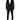 Dolce & Gabbana Black Jacquard Single Breasted 2 Piece Suit