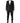Dolce & Gabbana Dark Gray Wool Single Breasted 2 Piece Suit