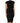 Vestido negro ajustado de manga corta de Roberto Cavalli