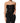 Dolce & Gabbana Black Strapless Floral Lace Bustier Cropped Top
