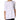 PINK MEMORIES White Cotton Short Sleeves Round Neck Blouse Top
