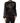 Dolce & Gabbana Black Silk Ascot Collared Button Blouse Top
