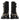Dolce & Gabbana Black Studded Lace Up Mid Calf Boots Shoes