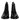 Dolce & Gabbana Black Leather Lace Up Mid Calf Boots Shoes
