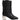 Dolce & Gabbana Black Padded Mid Calf Logo Heel Boots Shoes