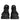 Dolce & Gabbana Black Leather Trekking Sneakers Boots Shoes