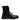 Dolce & Gabbana Black Leather Lace Up Mid Calf Boots Shoes