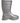 Botas de lluvia plateadas metalizadas de Dolce &amp; Gabbana
