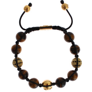 Nialaya Chic Multicolor CZ & Tigers Eye Bracelet