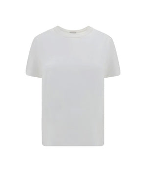 Brunello Cucinelli White Cotton T-Shirt