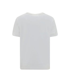 Brunello Cucinelli White Cotton T-Shirt