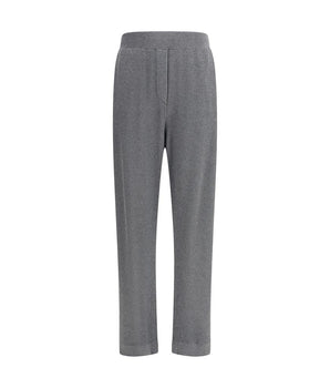Brunello Cucinelli Gray Cotton Casual Pants