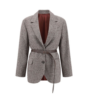 Brunello Cucinelli Brown Wool Blazer
