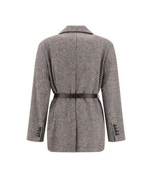 Brunello Cucinelli Brown Wool Blazer