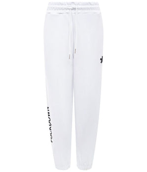 Comme Des Fuckdown White Cotton Women Pants