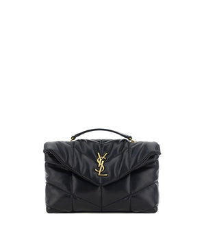 Saint Laurent Black Lamb Ovis Aries Aries Shoulder Bag