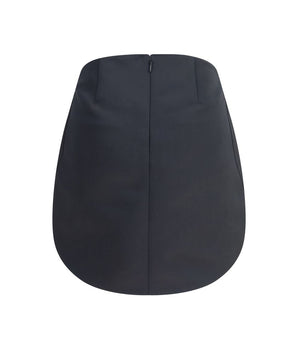 Courrèges Black Polyester Mini Skirt