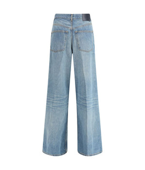 Haikure Light Blue Cotton Jeans Denim