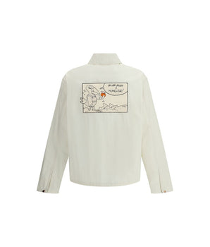 Moncler x Donald Glover White Cotton Coat