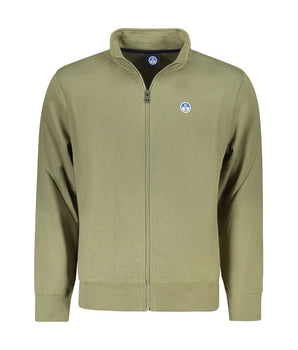 North Sails Green Cotton Men Sweater