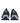Zapatillas deportivas bajas sin cordones Dolce &amp; Gabbana en azul y negro para hombre
