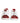 Zapatillas deportivas con cordones de piel blanca y roja de Dolce &amp; Gabbana