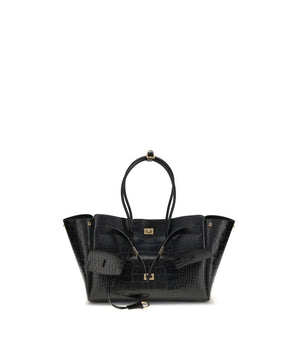 Balenciaga Black Calf Leather Bos Taurus Shoulder Bag