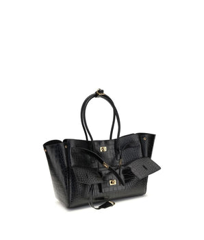 Balenciaga Black Calf Leather Bos Taurus Shoulder Bag