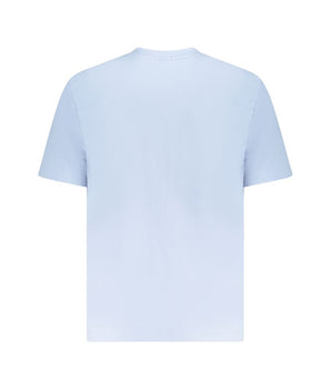 Hugo Boss Blue Cotton Men T-Shirt