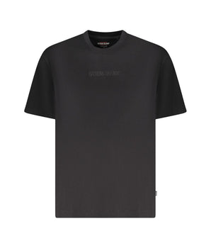 Guess Jeans Black Cotton Men Oversize T-Shirt