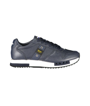 Blauer Blue Leather Men Sneaker