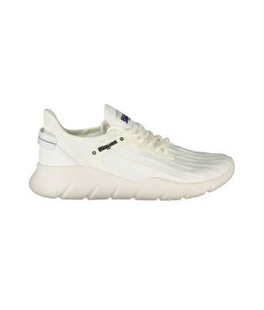Blauer White Polyester Men Sneaker
