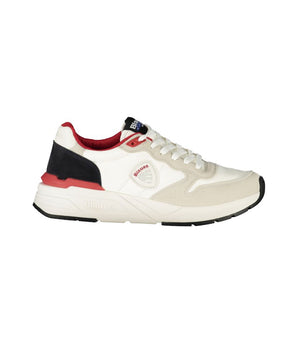 Blauer White Polyester Men Sneaker