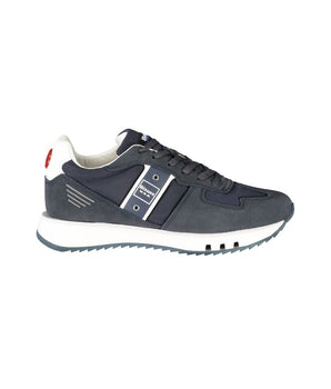 Blauer Blue Leather Men Sneaker
