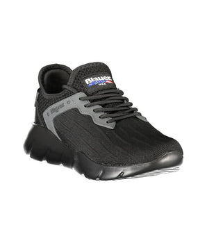 Blauer Black Polyester Men Sneaker