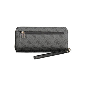 Guess Jeans Black Polyethylene Women Wallet