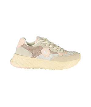 Blauer Beige Polyester Women Sneaker