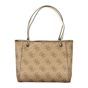 Guess Jeans Beige Polyethylene Women Handbag