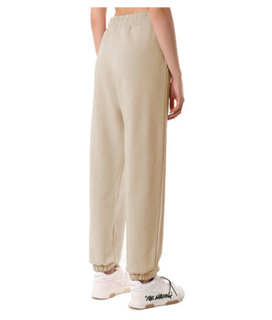 Comme Des Fuckdown Beige Cotton Women Sweatpant